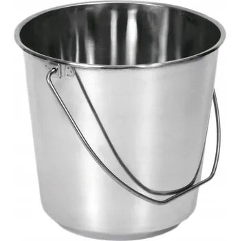 Obraz NEREZOVÉ OCELOVÉ VEDRO POTRAVINÁŘSKÉ NA MLÉKO MED 7L