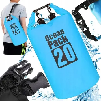 Vodácký pytel Taška Korbi 20L voděodolná modrá s nastavitelným popruhem