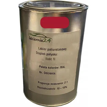 Lak na dřevo Barva Polyuretanová průmyslová barva, polyuretanový lak 1l lesk 2:1 RAL 3031