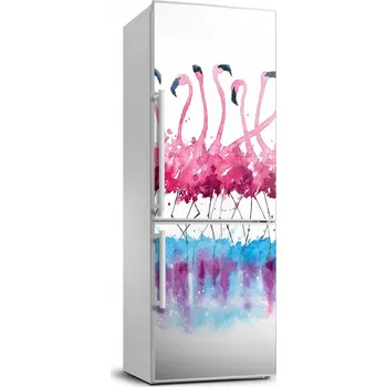 Fototapeta Nálepka na lednici Lednička Plameňáci 70x190