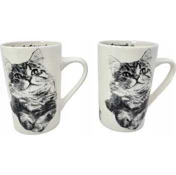 Hrnek Queen Isabell kočky porcelán 400 ml