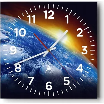 Hodiny Nástěnné hodiny do obýváku 40x40 Abstrakce Tiché hodiny Skleněné hodiny Bez hlučnosti