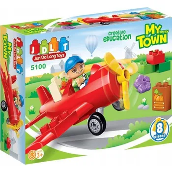ostatní stavebnice 12048 Stavebnice JDLT Letadlo 8 kostek
