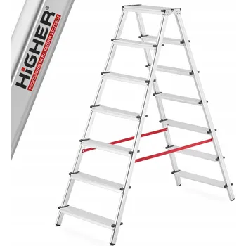 Žebřík HIGHER žebřík oboustranný domácí žebřík 2x7