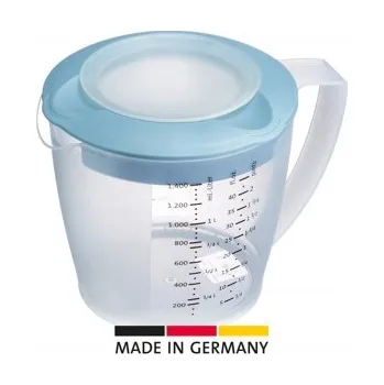 Džbán na mixování s víkem Helena, 1,4 l, modrá barva