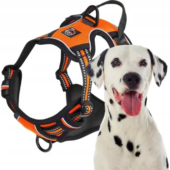 Postroj pro psa POSTROJ typu GUARD pro psa ELITE beztlakový XL lalazoo oranžový