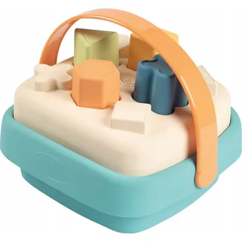 Třídič tvarů Motorická vkládačka v košíku Smoby Little Green