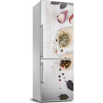 Fototapeta Nálepka na ledničku Zelenina a koření 70x190