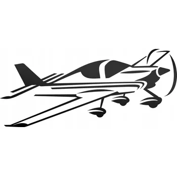 Awionetka letadlo s reflexní nálepkou na auto