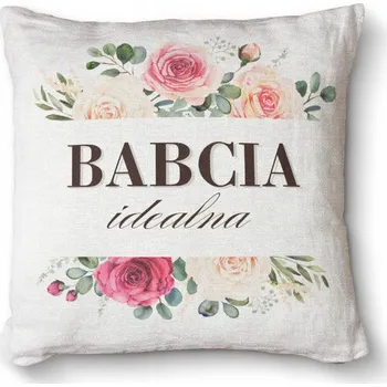 Polštář Polštář dekorativní na postel, křeslo, židli Premium 40x40 - Babička ideální