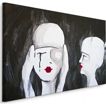 Obraz Obraz do obýváku ABSTRAKTNÍ portrét žen 70x50