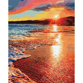 MALOVÁNÍ PODLE ČÍSEL BEZ RÁMU Krajina Obrazy pro malování podle čísel ARTNAPI