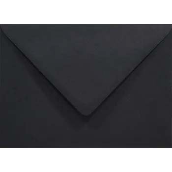 Obálka Ozdobné obálky B6 125x175 černé Rainbow R99 5 ks