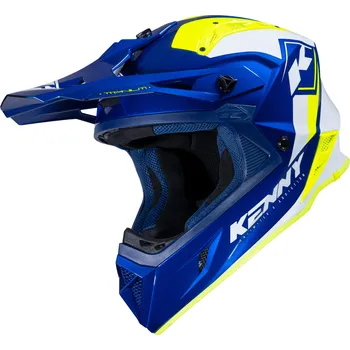 Helma na motorku PŘILBA KENNY TITANIUM NAVY NEON YELLOW 2023 M