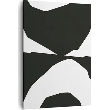 Obraz Obraz na plátně do obýváku ložnice 50x70 černobílý obrazy na zeď