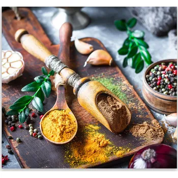 Obraz Skleněná Ochranná Deska a Krájecí Prkénko | Indukce, Sporák ds-0562