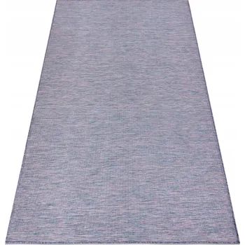 Koberec KOBEREC PROPLÉTANÝ SISAL VENKOVNÍ PLOCHÝ TKANÝ PATIO 175x270 růžová/modrá #D299