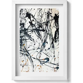 Obraz Závěsný obraz rámeček bílé barvy Abstraktní kreativní umění 20x30 cm