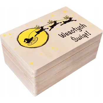 Obraz Krabička s přáním a gravírováním 30x20x14 cm