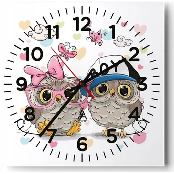 Hodiny Kuchyňské nástěnné hodiny 30x30 Pro děti Skleněné hodiny do obýváku Moderní Tiché