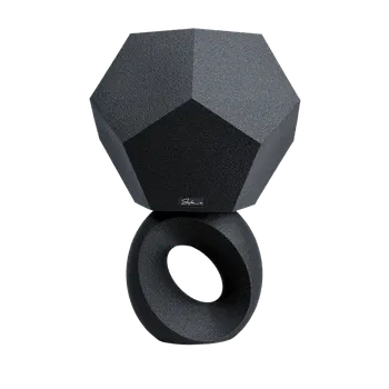 Lampička Sike_cz Stolní Lampa Black Ring šedá