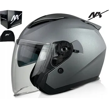 Helma na motorku MOTOCYKLOVÁ PŘILBA NX CITY OTEVŘENÁ S CLONOU vel. L