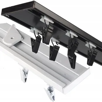 Obraz Garnýž Hliníková stropní lišta dvojitá 5,5 m