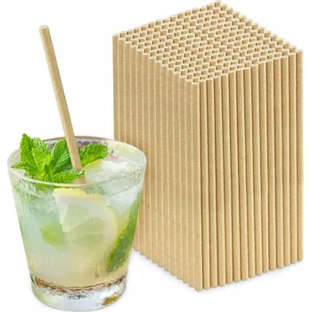 BRČKA PAPÍROVÁ ekologická SILNÁ 250 ks BRČKA NA PITÍ