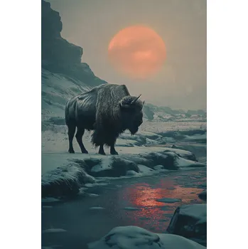 Plakát Plakát Zubří Monolit bez rámu 61 x 91,5 cm