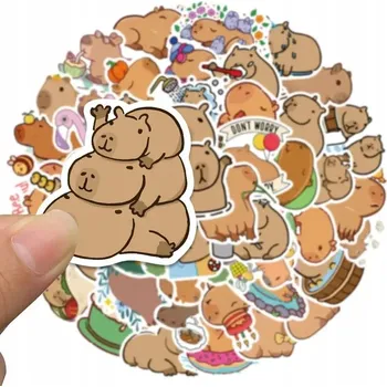 samolepka SAMOLEPKY SAMOLEPEK KAPYBARA SAMOLEPICKÁ BOMBA 50 ks