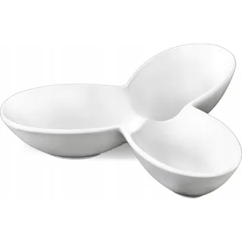 Talíř Dělený talíř Wilamax WL-992599/A 13 cm bílý