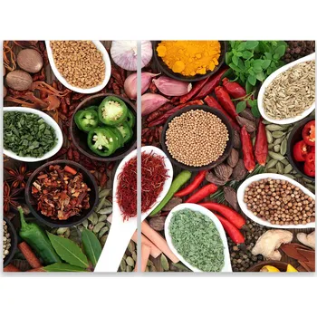 Kuchyňské prkénko Skleněná Ochranná Deska a Krájecí Prkénko | Indukce, Sporák ds-0384