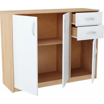 Komoda Komoda Matkam 109,3 x 35 x 85 cm dub sonoma matný