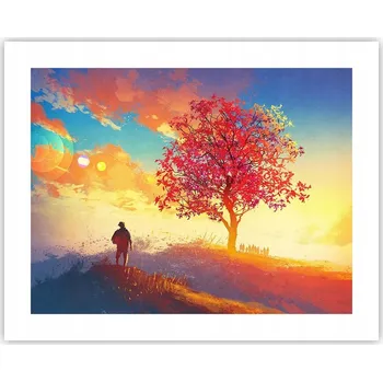 Obraz Obraz plakát na zeď bez rámu 50x40 krajina foto obývák ložnice