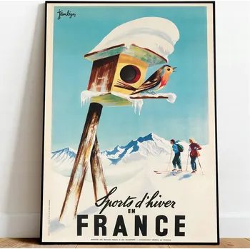 Obraz Plakát Cestovní Vintage Bez rámu 50 x 70 cm