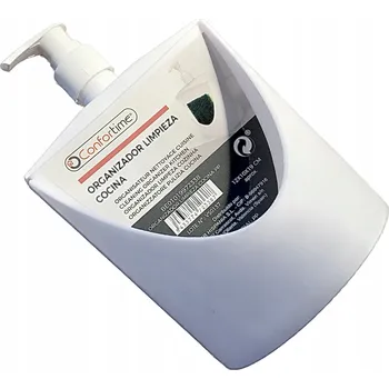 Dávkovač mýdla DÁVKOVAČ MÝDLA NA TEKUTINY A HOUBIČKU MÝDLO BÍLÝ DÁVKOVAČ ORGANIZÉR