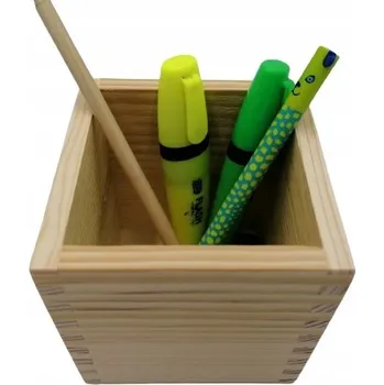 DŘEVĚNÝ ORGANIZÉR / STOJAN NA TUŽKY A PERA