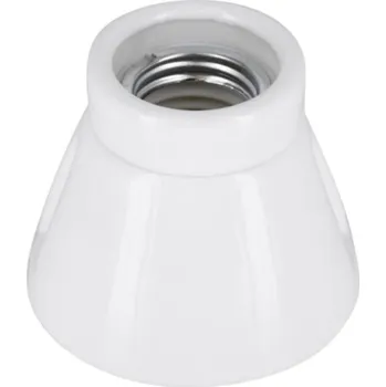 Nástěnné svítidlo Nástěnná lampa Keramická objímka BÍLÁ E27 jednoduchá LOFT