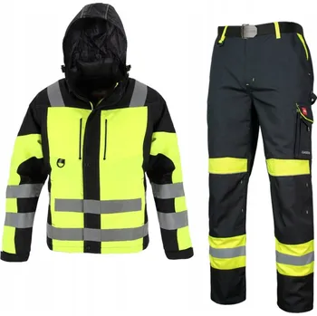 Pracovní obuv PRACOVNÍ ODĚV zimní bunda ZATEPLENÁ kalhoty BOZP silné REFLEXNÍ 44