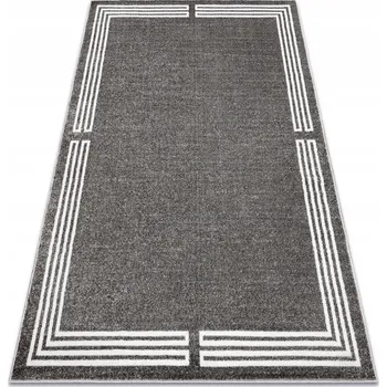 Koberec KOBEREC MODERNÍ MATEO 140x190 RÁMEČEK šedý #U033