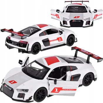 autíčko Audi R8 LMS kovový sportovní model auta v měřítku 1:32 se zvuky a světly ZA4609