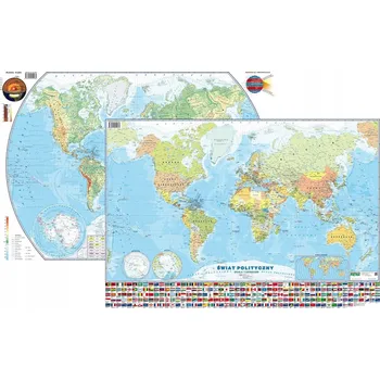 Świat 1: 55 000 000 mapa polityczna i fizyczna Kolektiv autorů
