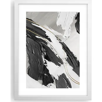 Obraz Obraz plakát v bílém rámu do obýváku 30x40 art deco foto plakáty na zeď