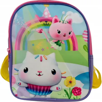 Školní batoh Jednokomorový Školní batoh Gábinin Kouzelný Domek JACOB COMPANY modrý