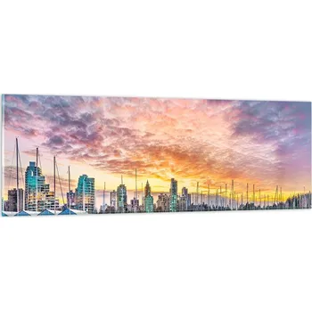 Obraz Obraz na skle do obýváku ložnice 90x30 krajina obrazy na zeď sklo