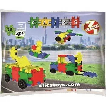 ostatní stavebnice Stavebnice Clics CZ116 7 v 1, 28 dílů