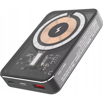 Powerbanka Powerbanka MagSafe 10000 mAh Bezdrátové nabíjení 15W PD 20W