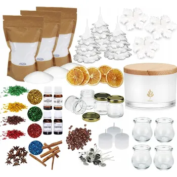 Vánoce Velká sada na výrobu svíček XXL + svíčky na vánoční dekorace 34 ks