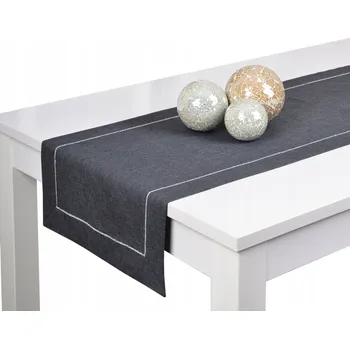 Prostěradlo Běžec v odstínech šedé 200 x 40 cm