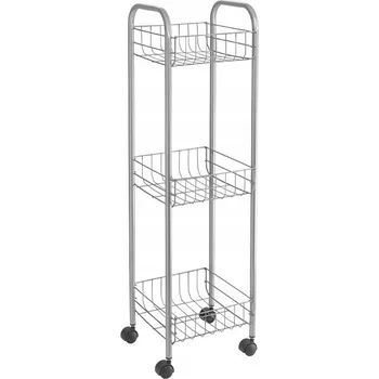 regál POJÍZDNÝ KUCHYŇSKÝ REGÁL SKŘÍŇKA CARGO KOUPELNOVÁ SWISS